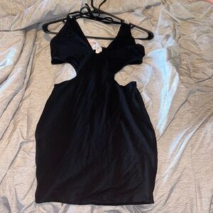 Oh Polly black mini dress